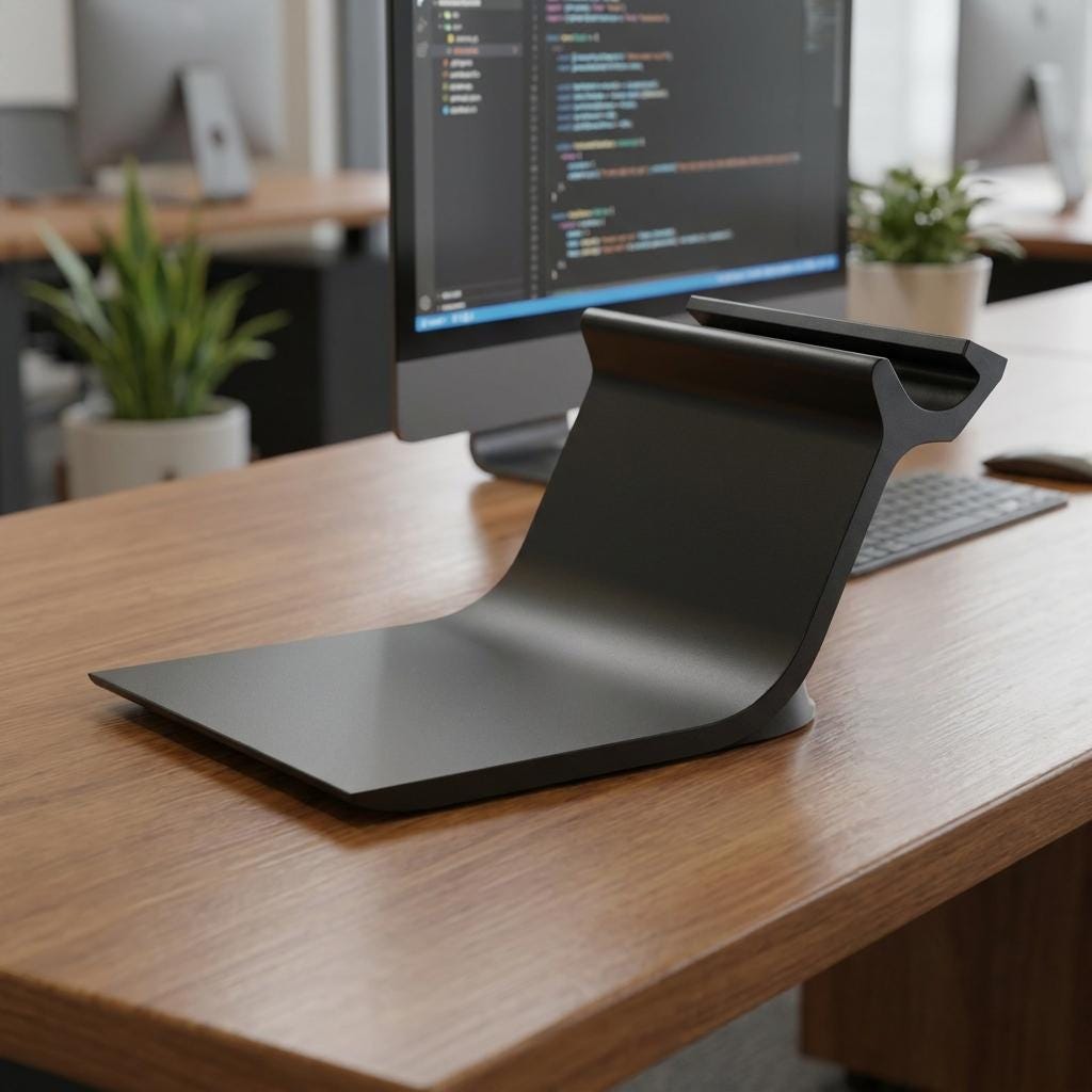 Minimalist Laptop Stand | Sleek Ergonomic Notebook Holder for Office Home
